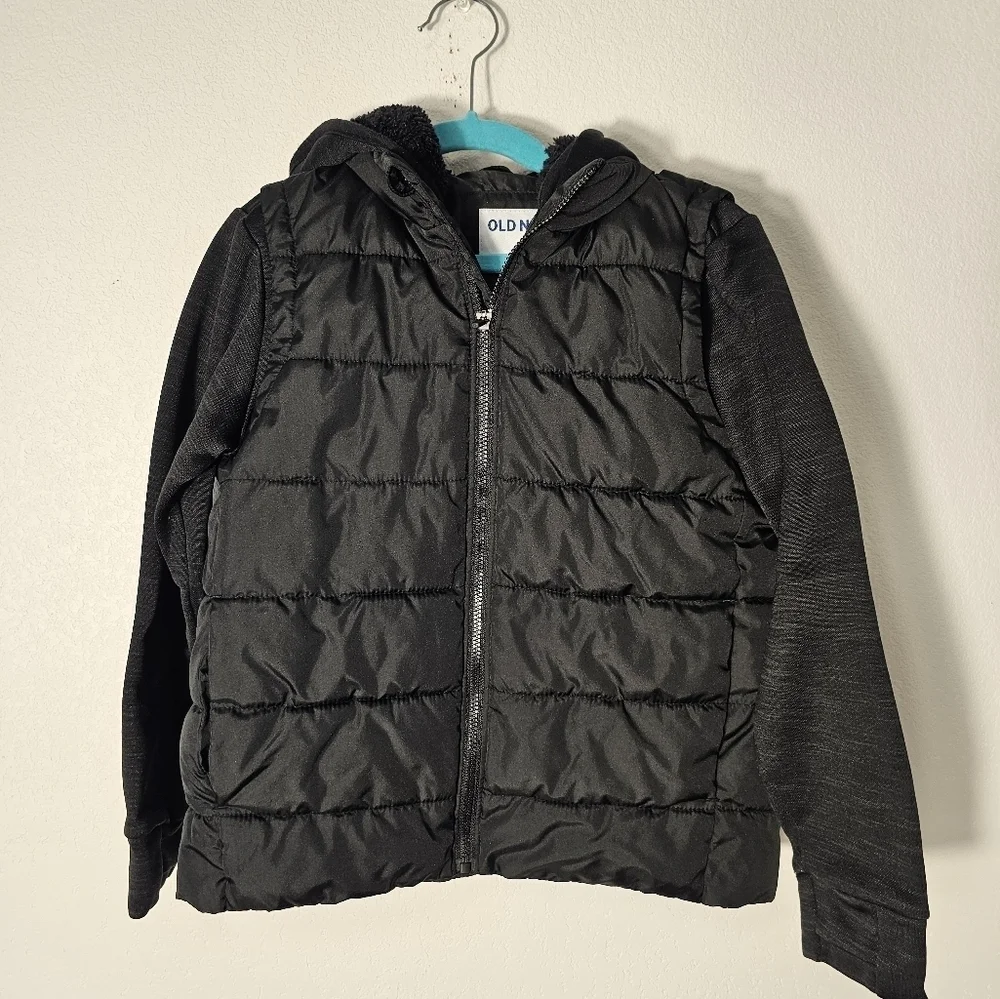Old Navy Jacket & GAP Sweat Shirt Little Boys Size S and S 6-7